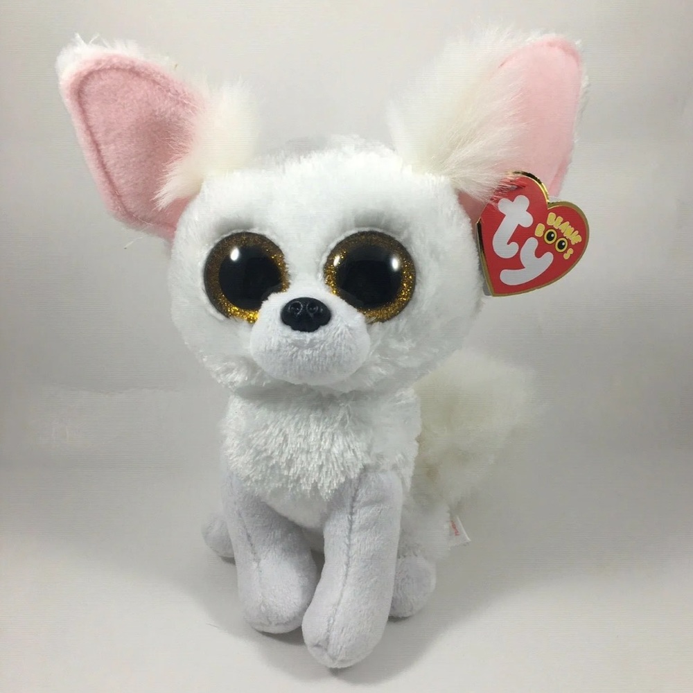 Ty Beanie Boos Phoenix the White Fennec Fox